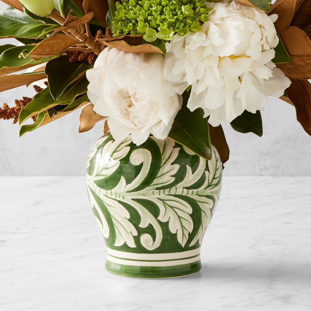 Italian Hand-Painted Tuscany Vase