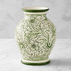 Italian Hand-Painted Tuscany Vase