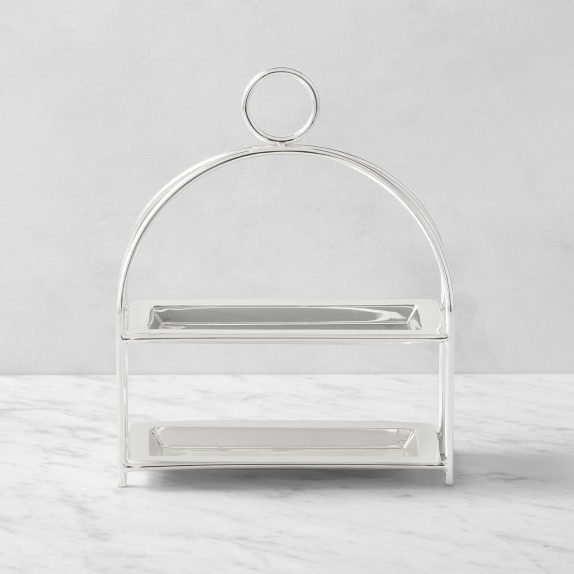 Heirloom Silver Mini Dessert Tiered Stand