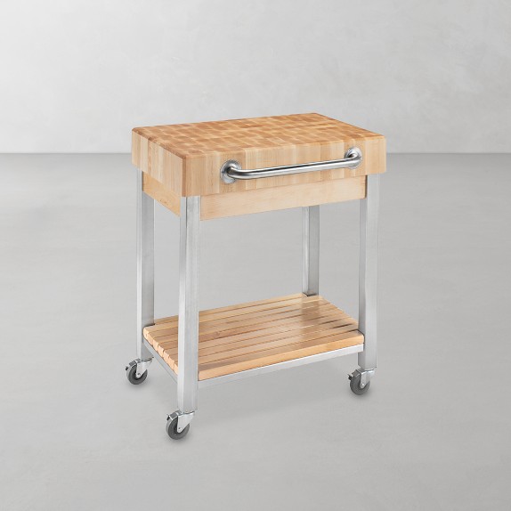 John Boos End-Grain Butcher Block Classic Kitchen Cart (30")