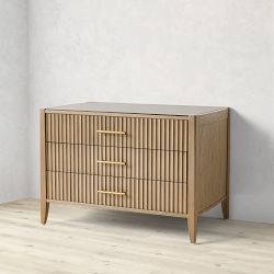 Lewis 3-Drawer Nightstand (38")