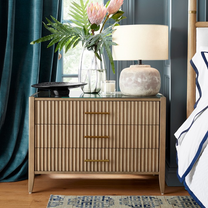 Lewis 3-Drawer Nightstand (38