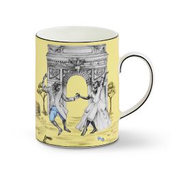Wedgwood x Sheila Bridges Dancing Mug Yellow