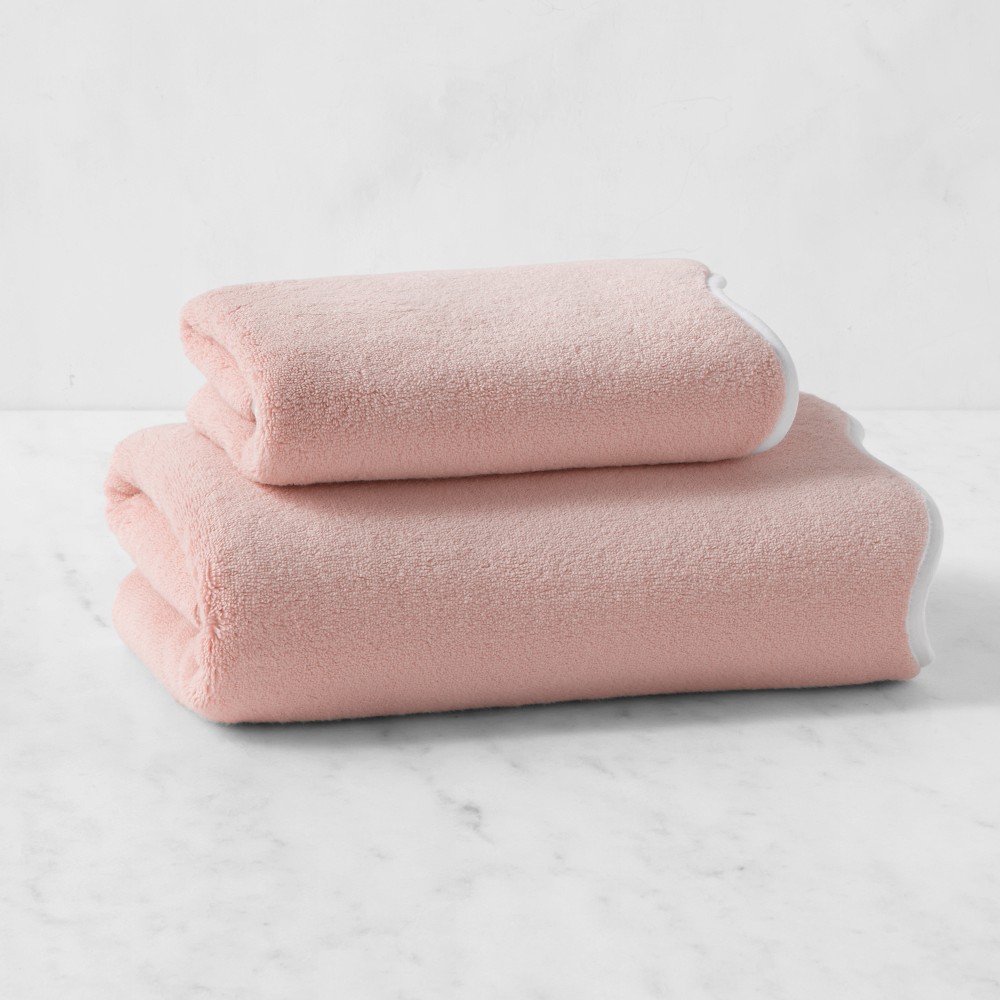 AERIN x Williams Sonoma Home Scallop Hand Towel - Rose Smoke