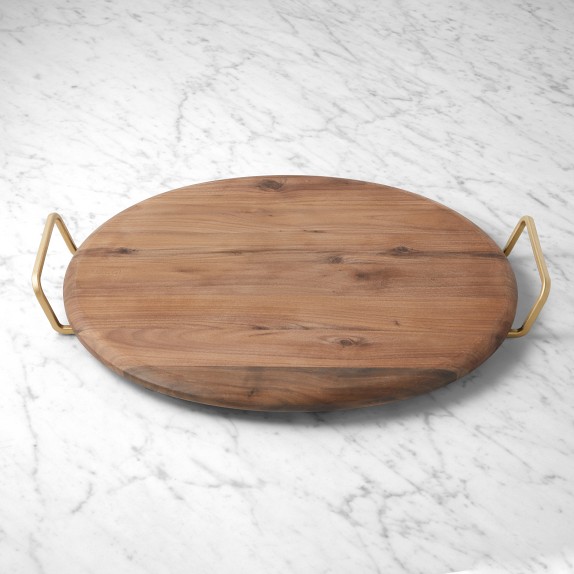 GreenPan Stanley Tucci Walnut Pizza Board | Williams Sonoma