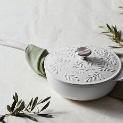 Le Creuset Olive Branch Enameled Cast Iron Saucier, 2 1/4-Qt.