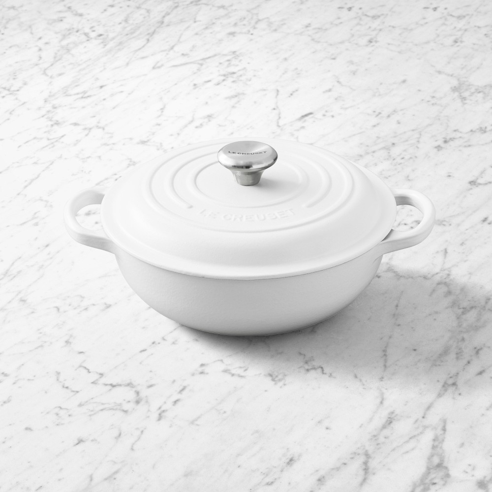 Le Creuset Signature Enameled Cast Iron French Oven, 2 1/2-Qt. - 2 1/2-Qt., Matte White