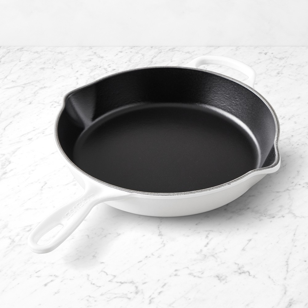 Le Creuset Signature Enameled Cast Iron Deep Skillets - 10", Matte White