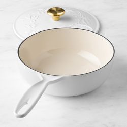 Le Creuset Enameled Cast Iron Holly Saucier - Thumbnail 4