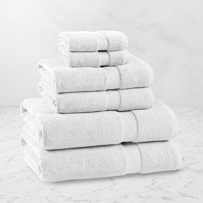 Chambers® Heritage Turkish 800-Gram Solid Towels, Set of 6