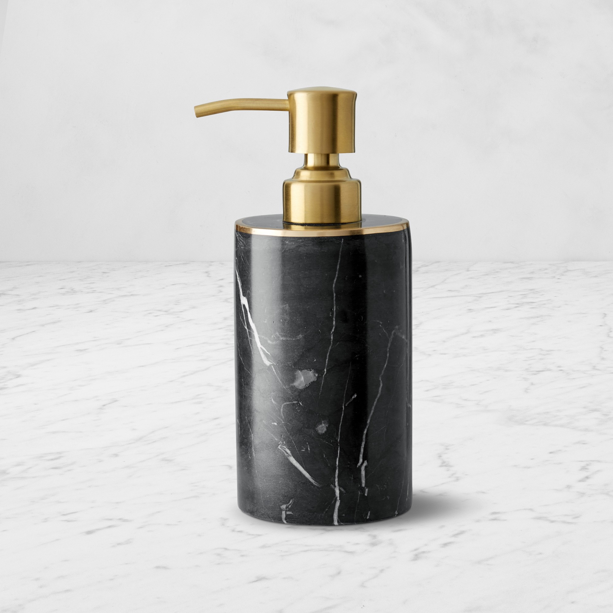 Black Marble and Brass Bath Collection | Williams Sonoma