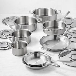 All-Clad Collective Stainless-Steel 14-Piece Cookware Set