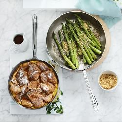 All-Clad D5® Stainless-Steel French Skillet, Set of 2