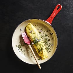 Le Creuset Enameled Cast Iron Shallow Fry Pan, 9 3/4"