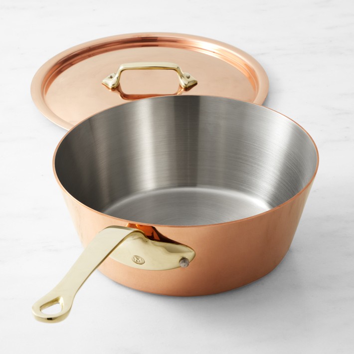 Mauviel M'250B Copper Saute Pan 3.5-Qt | Williams Sonoma