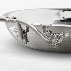 Ruffoni Opus Prima Hammered Stainless-Steel Saucepan with Artichoke Knob, 4-Qt.