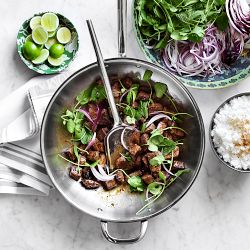 Williams Sonoma Signature Stainless-Steel Wok, 14"