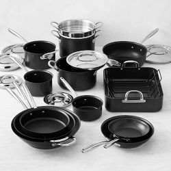 Williams Sonoma Signature Thermo-Clad™ Stainless-Steel Nonstick 20-Piece Cookware Set