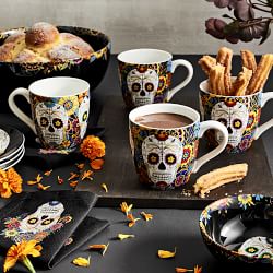 Day of the Dead Cocktail Napkins, Set of 4