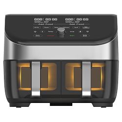 Instant Vortex™ Plus Dual ClearCook Stainless-Steel Air Fryer, 8-qt