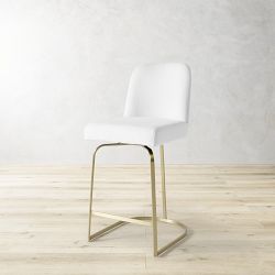 Bradley Upholstered Curved Back Swivel Counter Stool