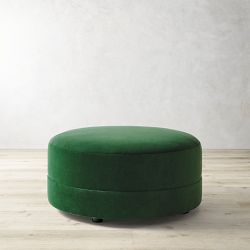 Capri Round Coffee Table Ottoman (36")
