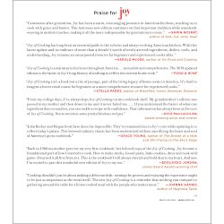 Irma S. Rombauer: Joy of Cooking