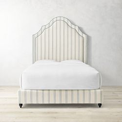 Portman Upholstered Bed &amp; Headboard with Welt