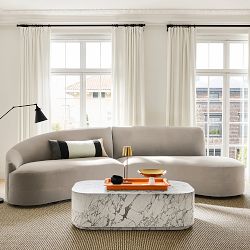 Capri 2-Piece Bumper Sectional (126")