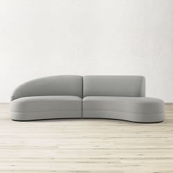 Capri 2-Piece Bumper Sectional (126")