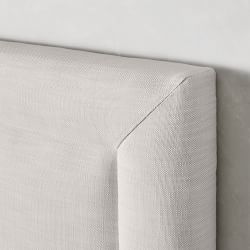 Irving Box-Tufted Upholstered Bed &amp; Headboard