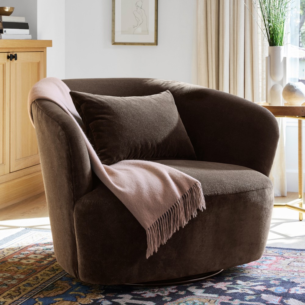 Tate Swivel Armchair by Williams Sonoma Home