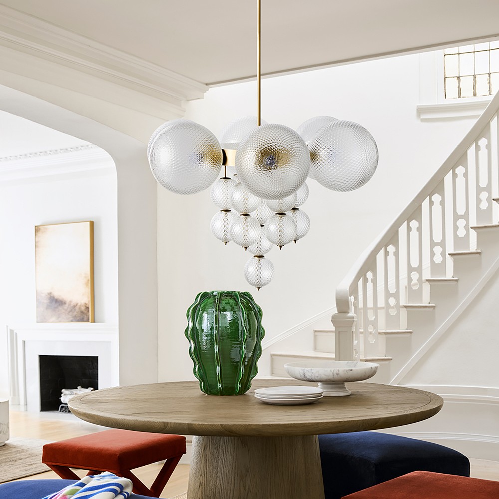 Mahon Glass Orb Chandelier by Williams Sonoma Home