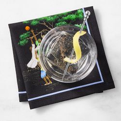 Sheila Bridges x Williams Sonoma  Harlem Toile Cocktail Napkins, Set of 4