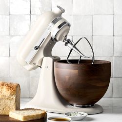 KitchenAid® Porcelain Artisan Stand Mixer with Walnut Bowl, 5-qt