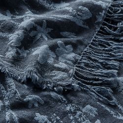 Wildflower Jacquard Wool Throw