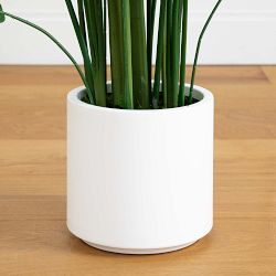 Artificial Sky Bird Tree in White Decorative Planter