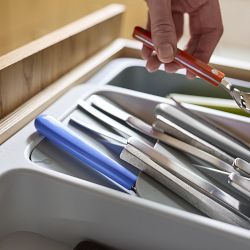 Joseph Joseph DrawerStore™ Expanding Tiered Cutlery, Utensil and Gadget Organizer