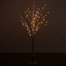 Pre-Lit Artificial Birch tree