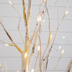Pre-Lit Artificial Birch tree