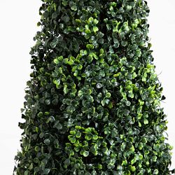 UV Resistant Artificial Boxwood Topiary Cone Tree, 6'