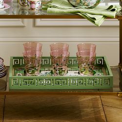 Famille Rose Footed Tumblers, 12-oz