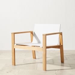 Santa Barbara Outdoor Natural Teak Club Chair