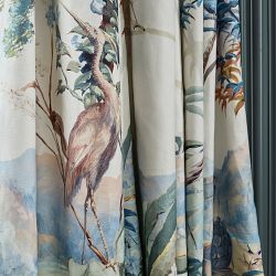 Painted Peacock Curtain