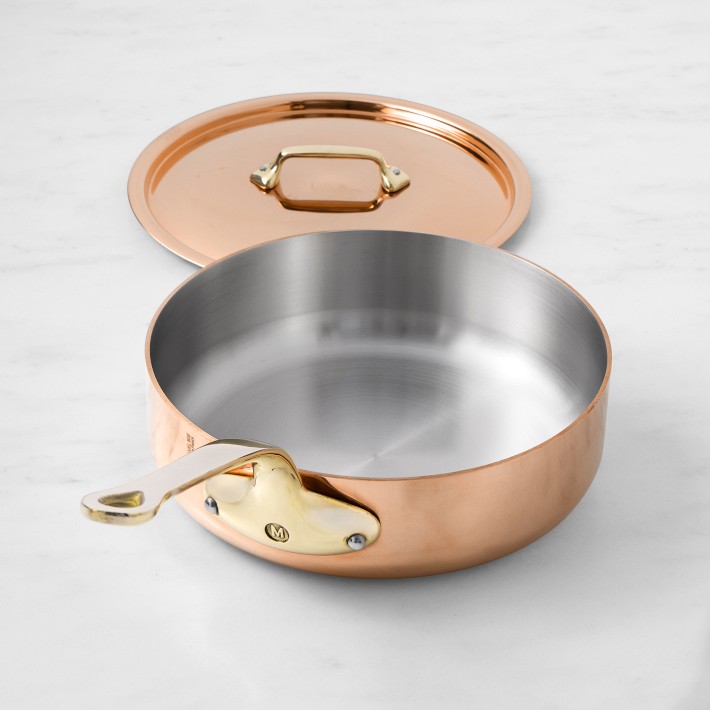 Mauviel M'250B Copper Saute Pan | Williams Sonoma