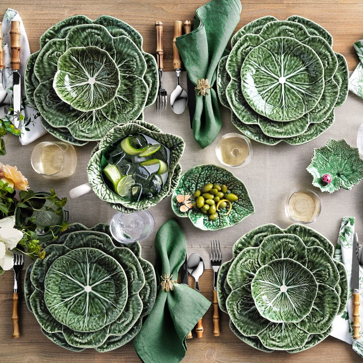 Bordallo Pinheiro Cabbage Salad Plates | Williams Sonoma
