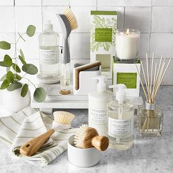 Full Circle Bubble Up Dish Brush Set with Ceramic Soap Dish