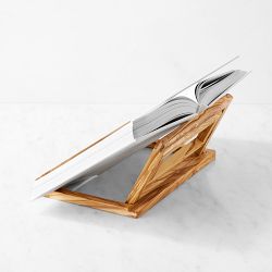 Williams Sonoma Olivewood Cookbook Holder