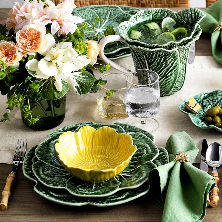 Bordallo Pinheiro Cabbage Pitcher | Williams Sonoma