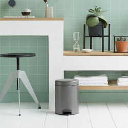 Brabantia newIcon Step On Trash Can, 1.3 Gallon
